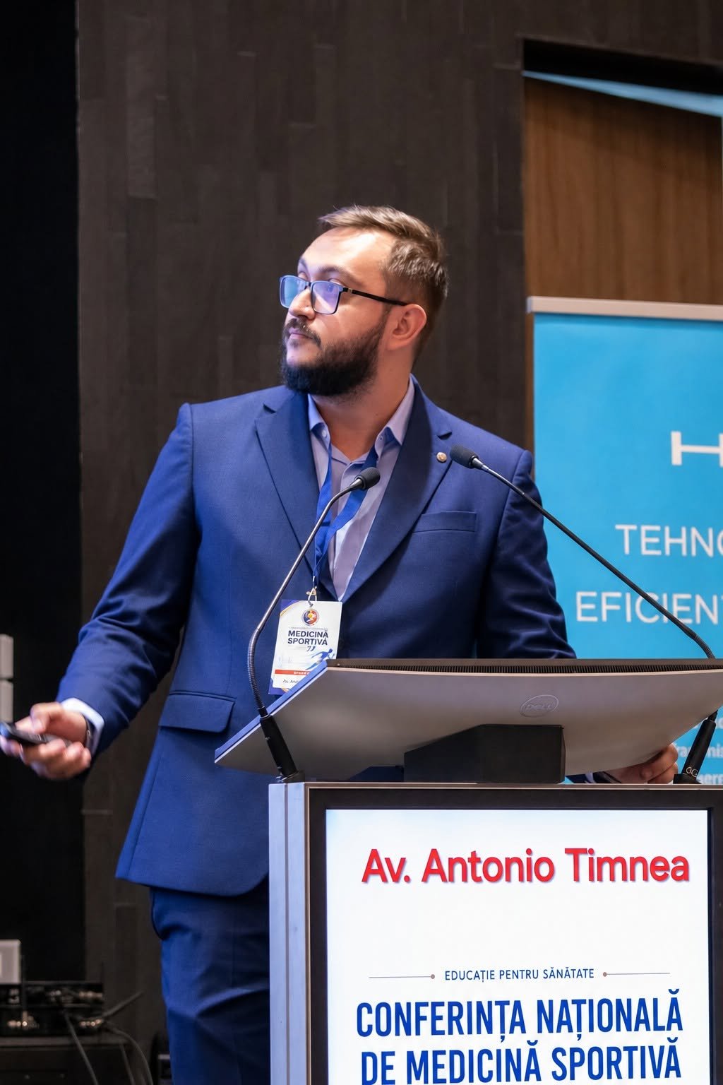 Antonio Timnea la Conferința Națională de Medicină Sportivă